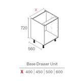 Excel-Cab Single Drawer Base Cabinets