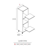 Excel-Cab Larder Cabinets