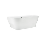 Freestanding Double Ended Back to Wall Bath 1650 x 780mm - Manilla