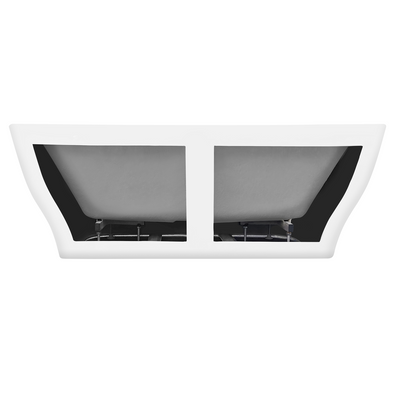 Freestanding Double Ended Back to Wall Bath 1650 x 780mm - Manilla