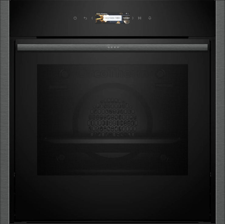 NEFF B54CR71G0B Built In Single Oven Electric - Black / Graphite