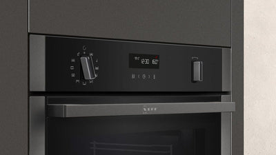 NEFF B6ACH7HG0B Built In Single Oven Electric - Black / Graphite