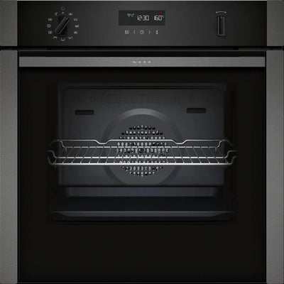NEFF B6ACH7HG0B Built In Single Oven Electric - Black / Graphite