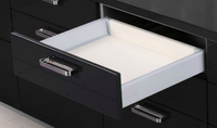 Shallow Topslide Soft Close Boxed Drawer Grey