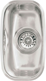 Reginox Comfort Integrated Stainless Steel Kitchen Sink - 0.5 Bowl With Waste