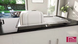 Reginox Comfort Integrated Stainless Steel Kitchen Sink - 0.5 Bowl With Waste