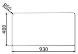 Essentials Inset Stainless Steel Kitchen Sink - Single Bowl