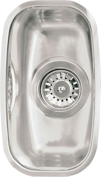 Reginox Comfort Integrated Stainless Steel Kitchen Sink - 0.5 Bowl With Waste