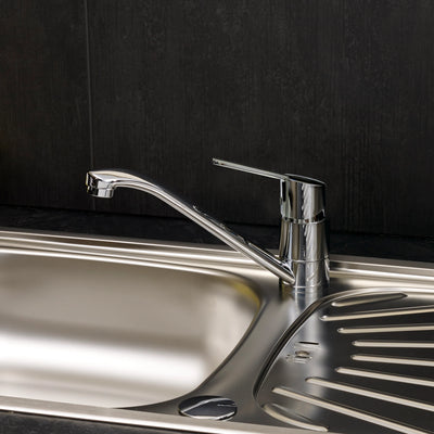 Reginox Alpha10 Inset Stainless Steel Kitchen Sink - Single Bowl with Waste Included
